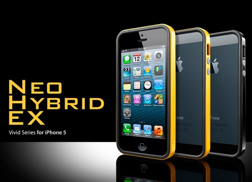 iPhone ５ Neo Hybrid EX Vivid Series spigen.jpeg